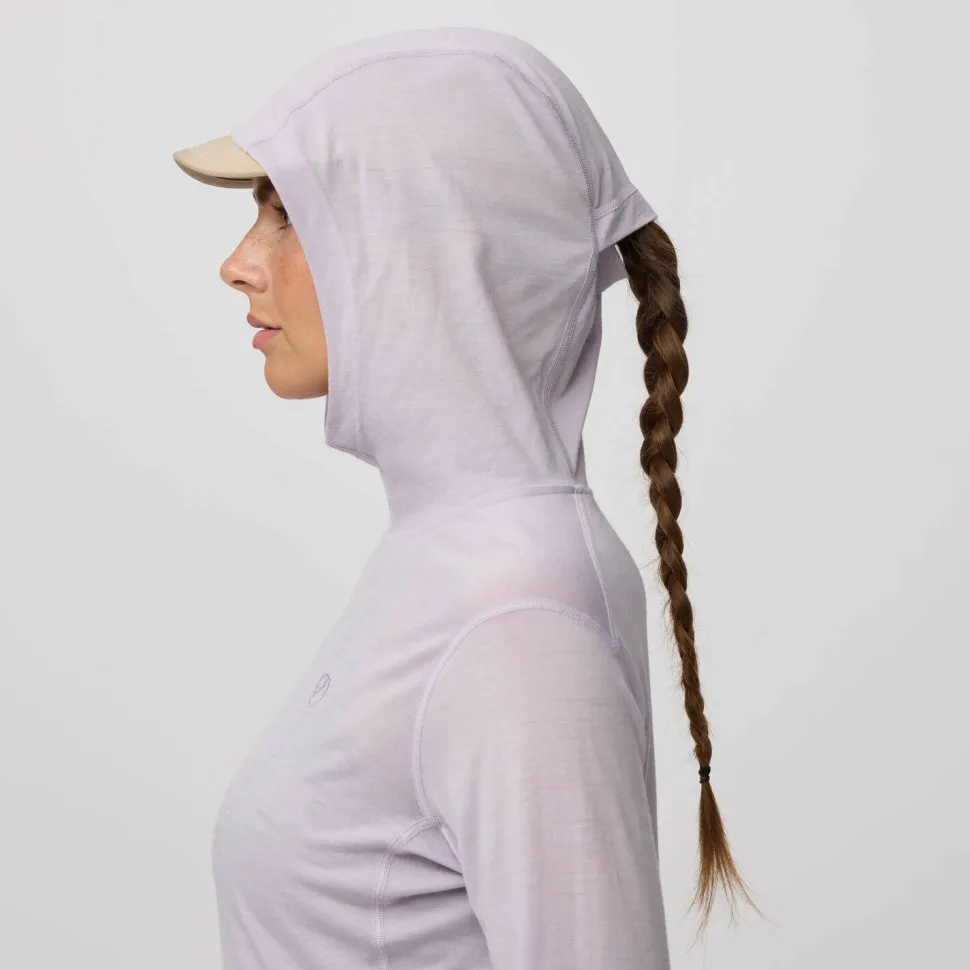 Fjällräven Women's Abisko Wool Hoodie Lavender Mist