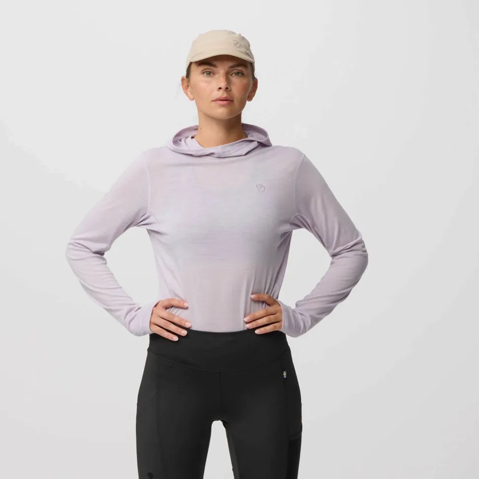 Fjällräven Women's Abisko Wool Hoodie Lavender Mist