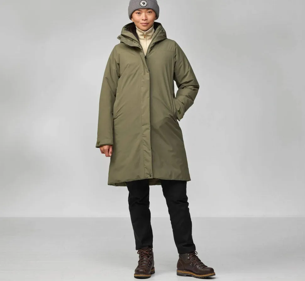 Fjällräven Women's Hc Hydratic Padded Parka Dark Navy