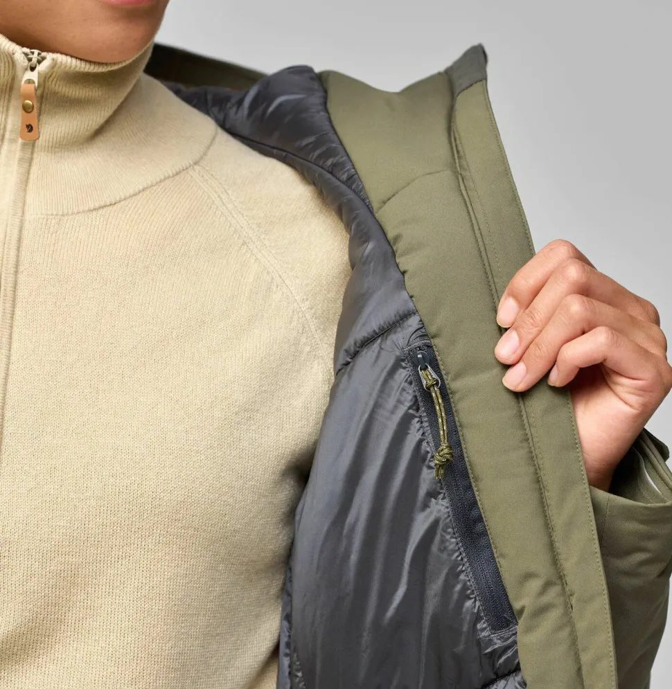 Fjällräven Women's Hc Hydratic Padded Parka Dark Navy