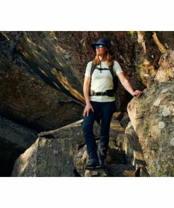 Fjällräven Women's Kaipak Trousers Curved Dark Navy Best