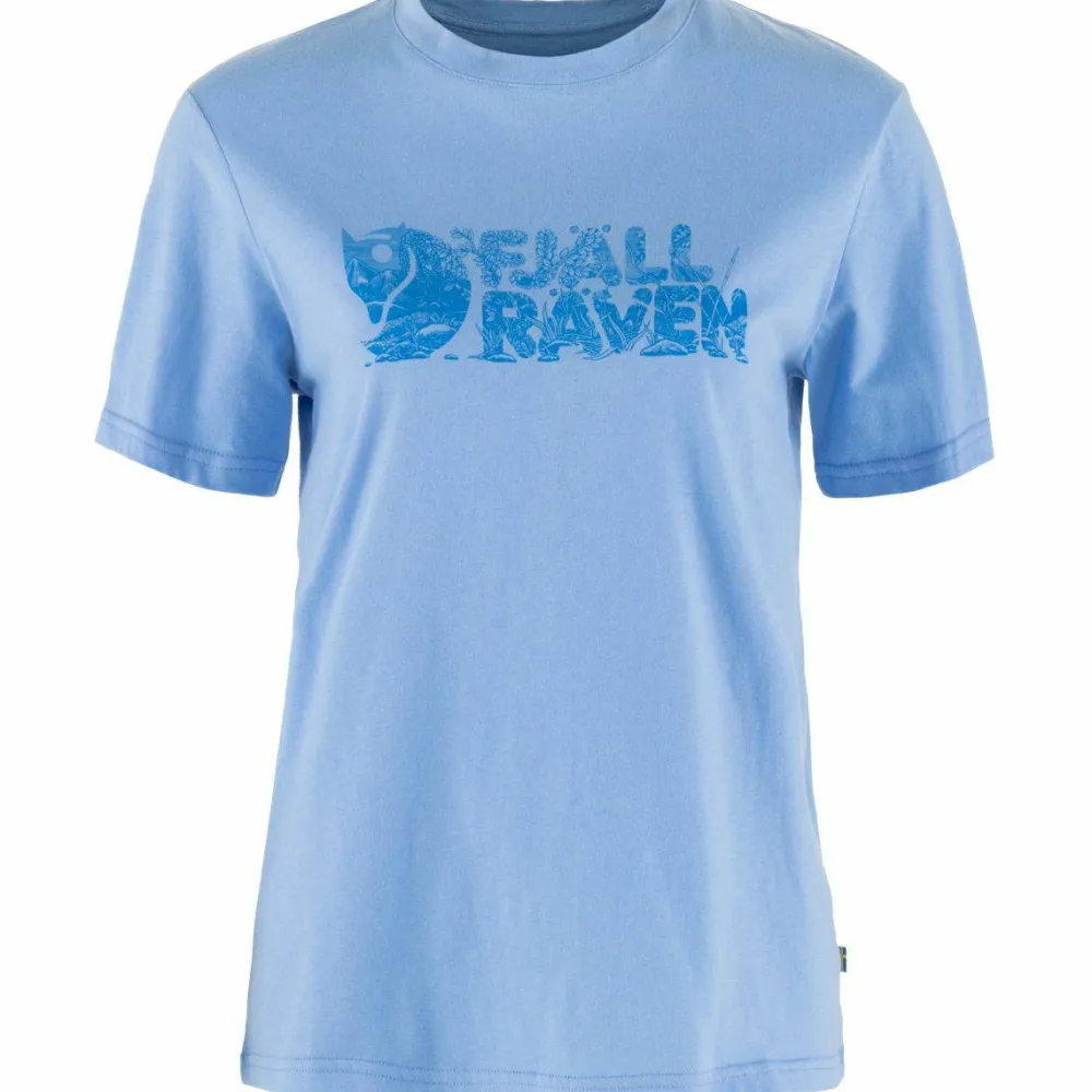 Fjällräven Women's Lush Logo T-Shirt Ultramarine Outlet