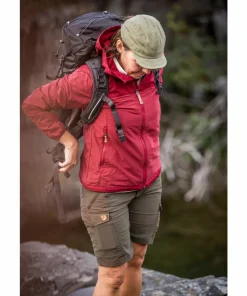 Fjällräven Women's Nikka Shorts Curved Suede Brown Online