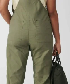 Fjällräven Women's Vardag Dungaree Trousers Green