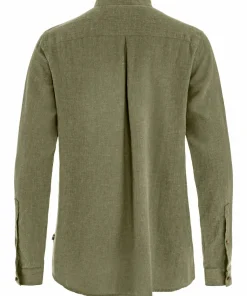 Fjällräven Women's Övik Hemp Shirt Long Sleeve Green