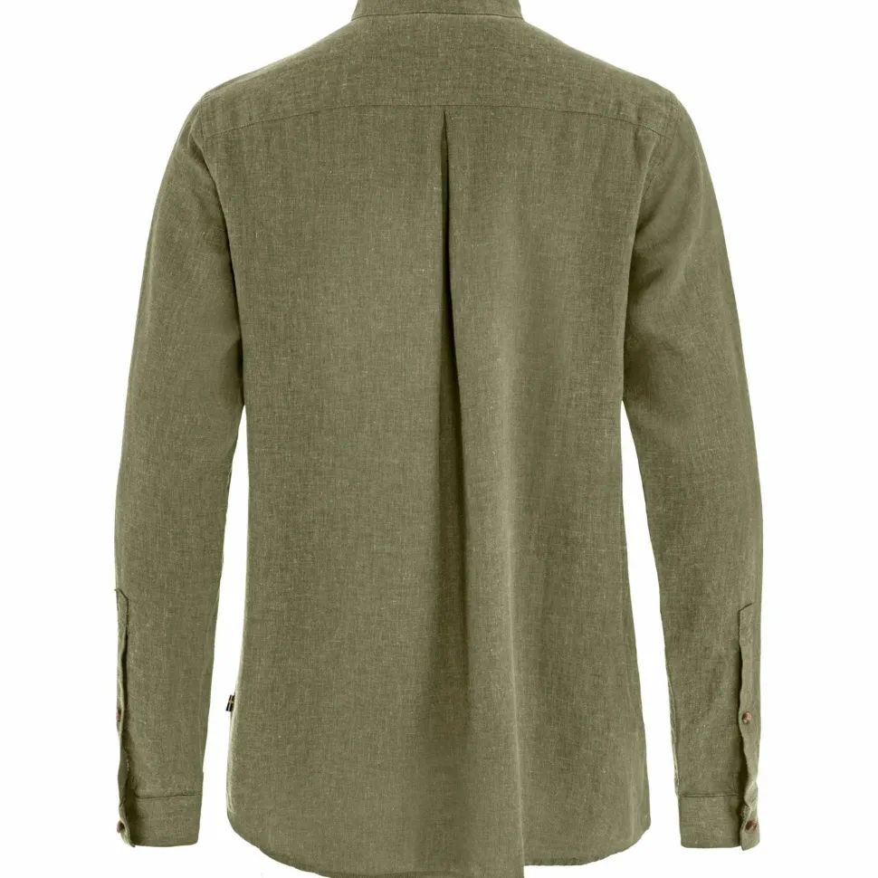 Fjällräven Women's Övik Hemp Shirt Long Sleeve Green