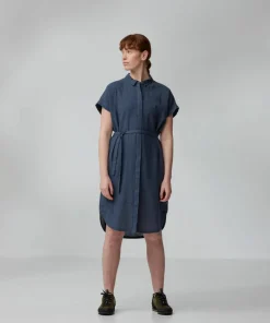 Fjällräven Women's Övik Hemp Dress Mountain Blue Hot