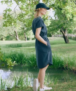 Fjällräven Women's Övik Hemp Dress Mountain Blue Hot