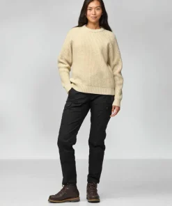 Fjällräven Women's Övik Waffle Knit Navy