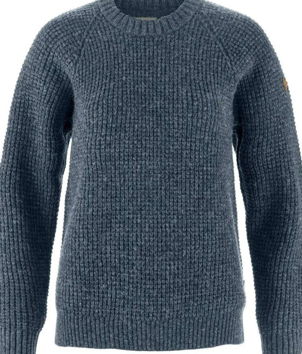 Fjällräven Women's Övik Waffle Knit Navy