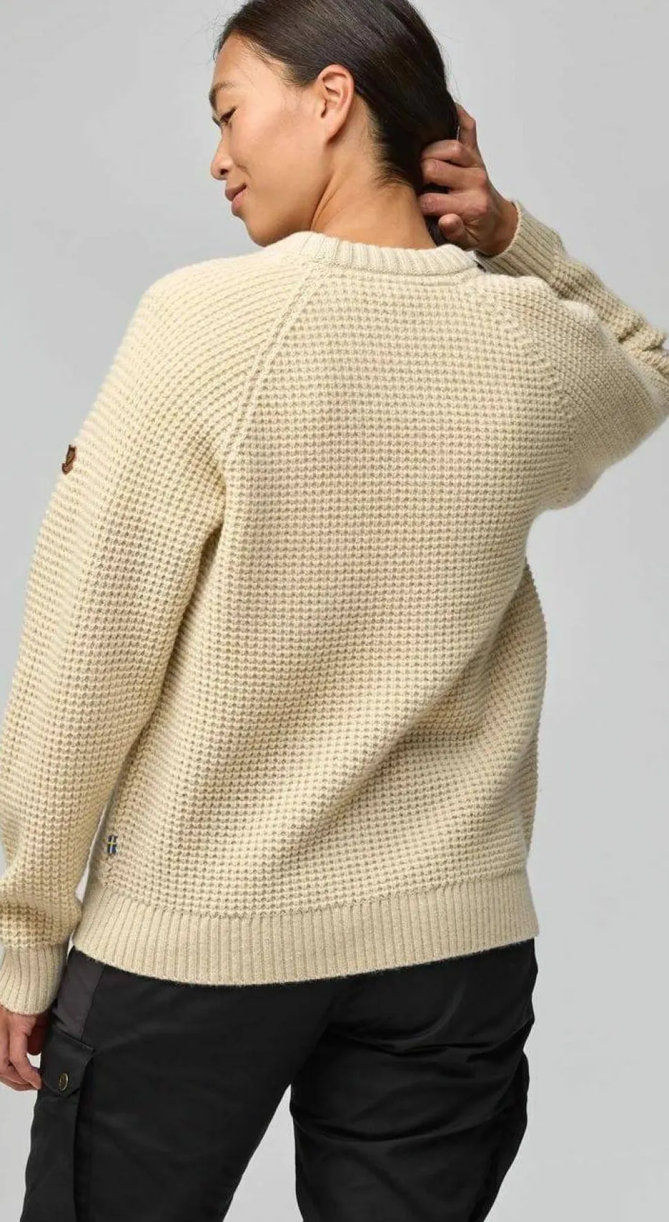 Fjällräven Women's Övik Waffle Knit Navy