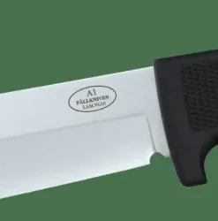 Fällkniven A1 With Leather Sheath Black