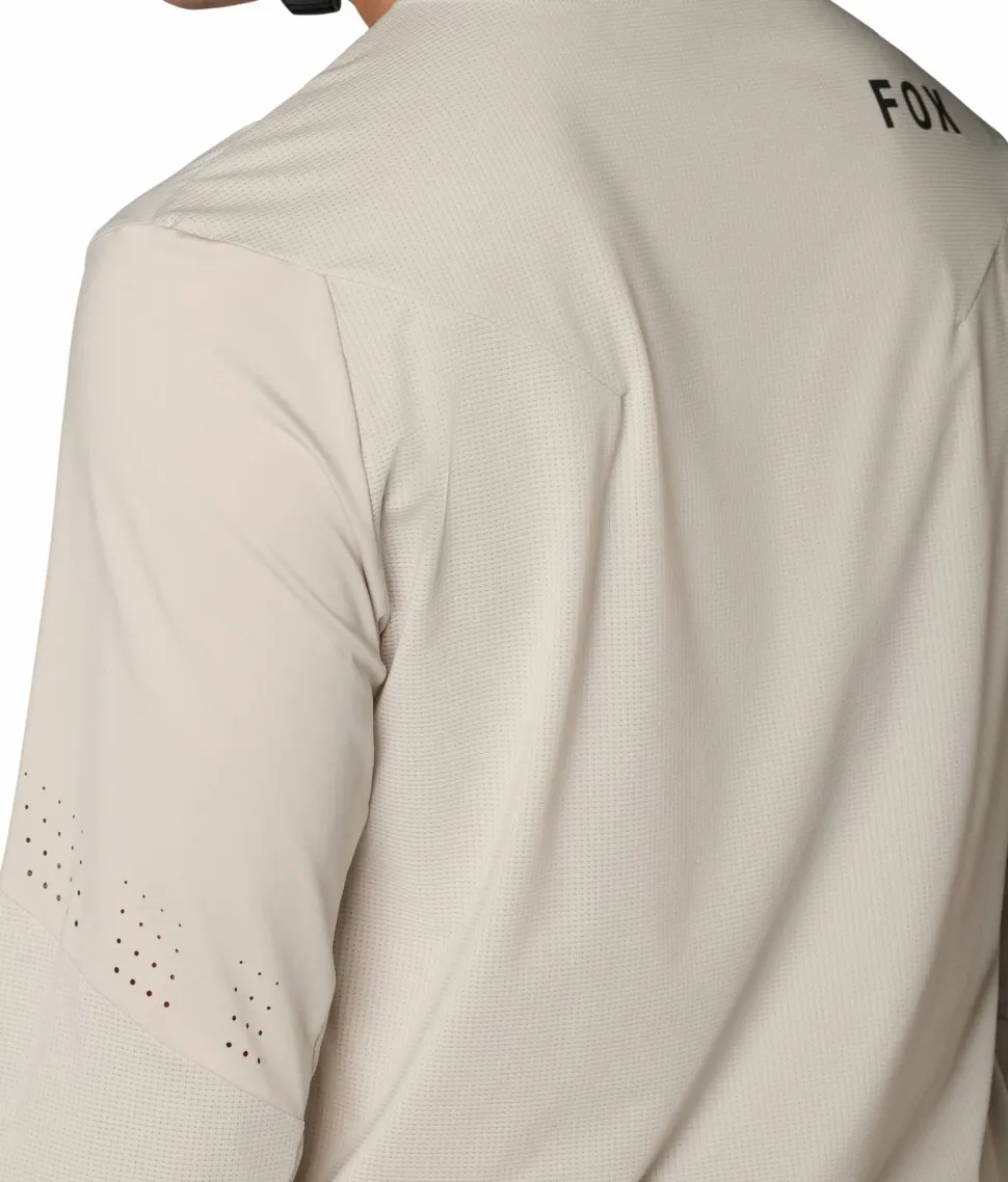 Fox Men's Flexair Long Sleeve Jersey Chalk