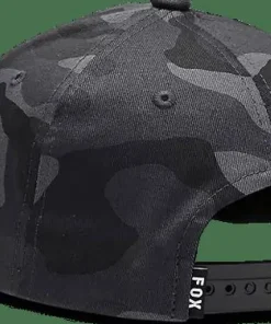 Fox Youth Camo 110 Snapback Hat Black Camo