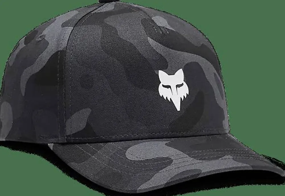 Fox Youth Camo 110 Snapback Hat Black Camo