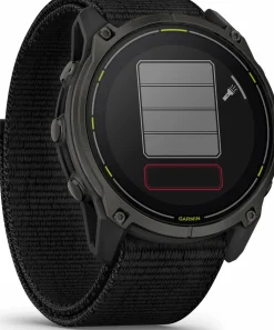 New Enduro 3 Carbon Grey DLC Titanium/Black UltraFit Nylon Strap Träning