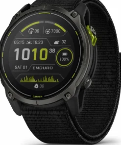 New Enduro 3 Carbon Grey DLC Titanium/Black UltraFit Nylon Strap Träning