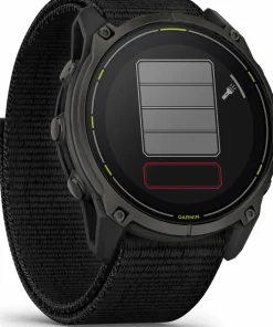Garmin Enduro 3 Carbon Grey DLC Titanium/Black UltraFit Nylon Strap