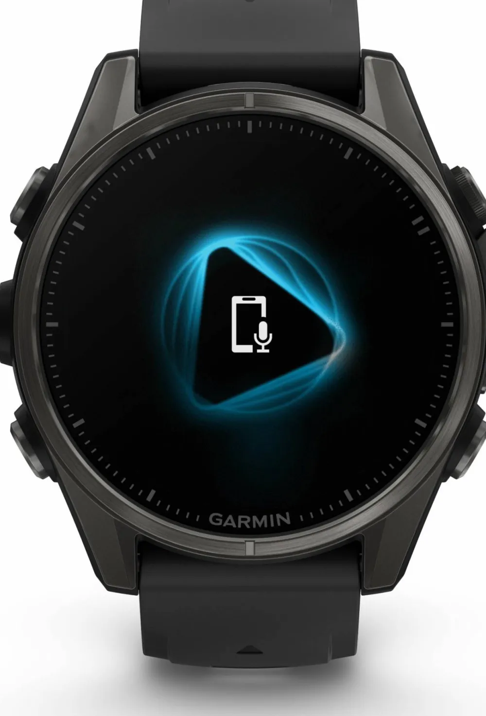 Clearance Fenix 8 Amoled 43mm, Sapphire Carbon Gray DLC Titanium - Black/Pebble Grey Silicone Strap Elektronik|Träning