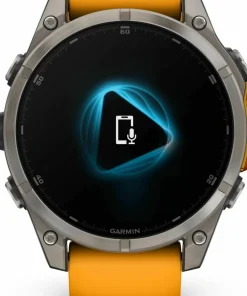 New Fenix 8 Amoled 47mm, Sapphire Titanium - Spark Orange/Graphite Silicone Strap Elektronik