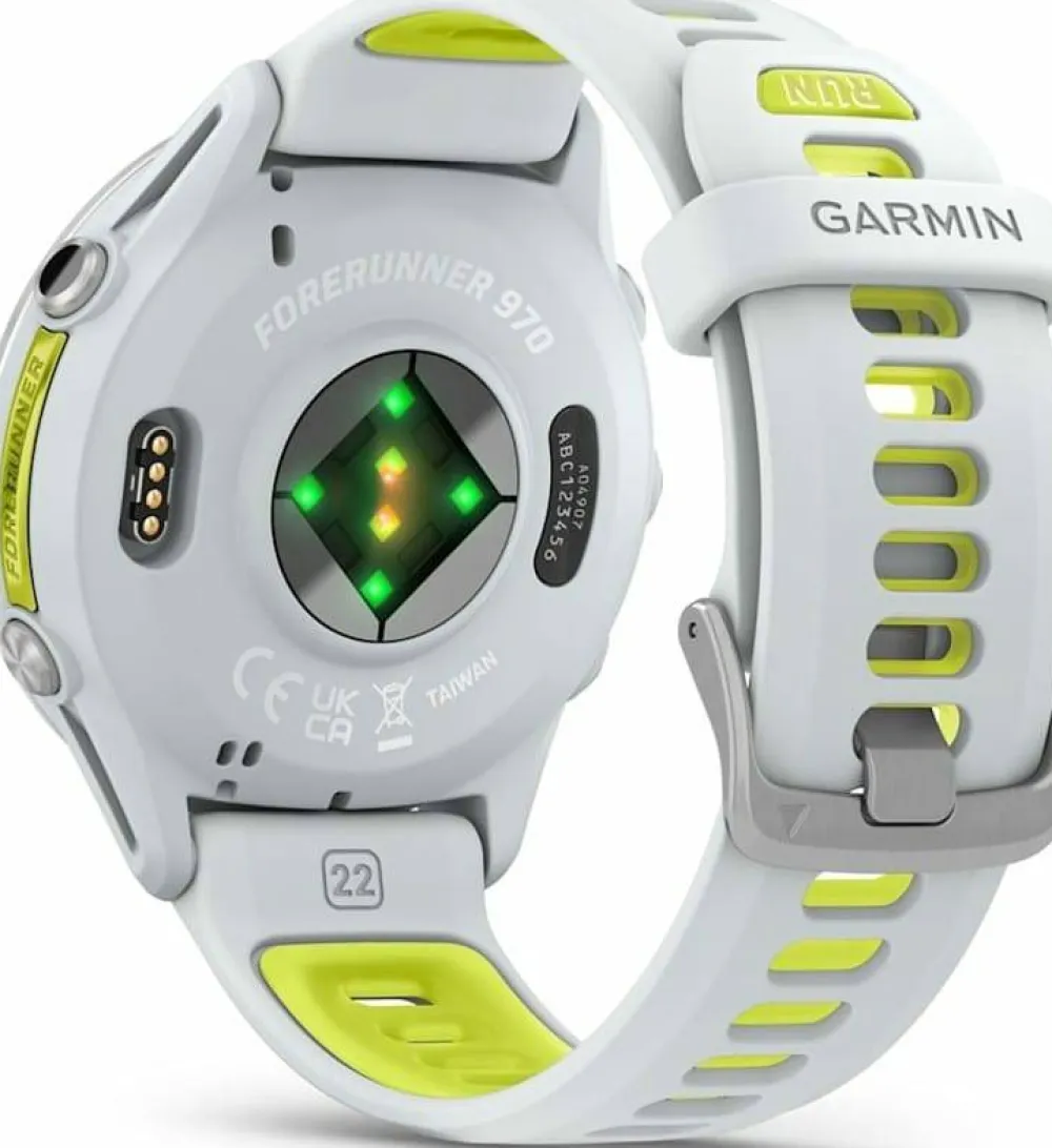 Garmin Forerunner 970 Whitestone/Amp Yellow Hot