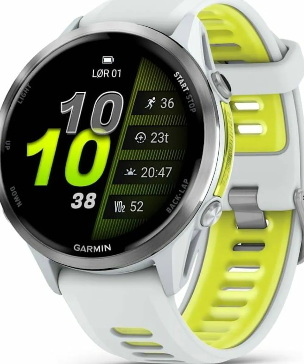 Garmin Forerunner 970 Whitestone/Amp Yellow Hot