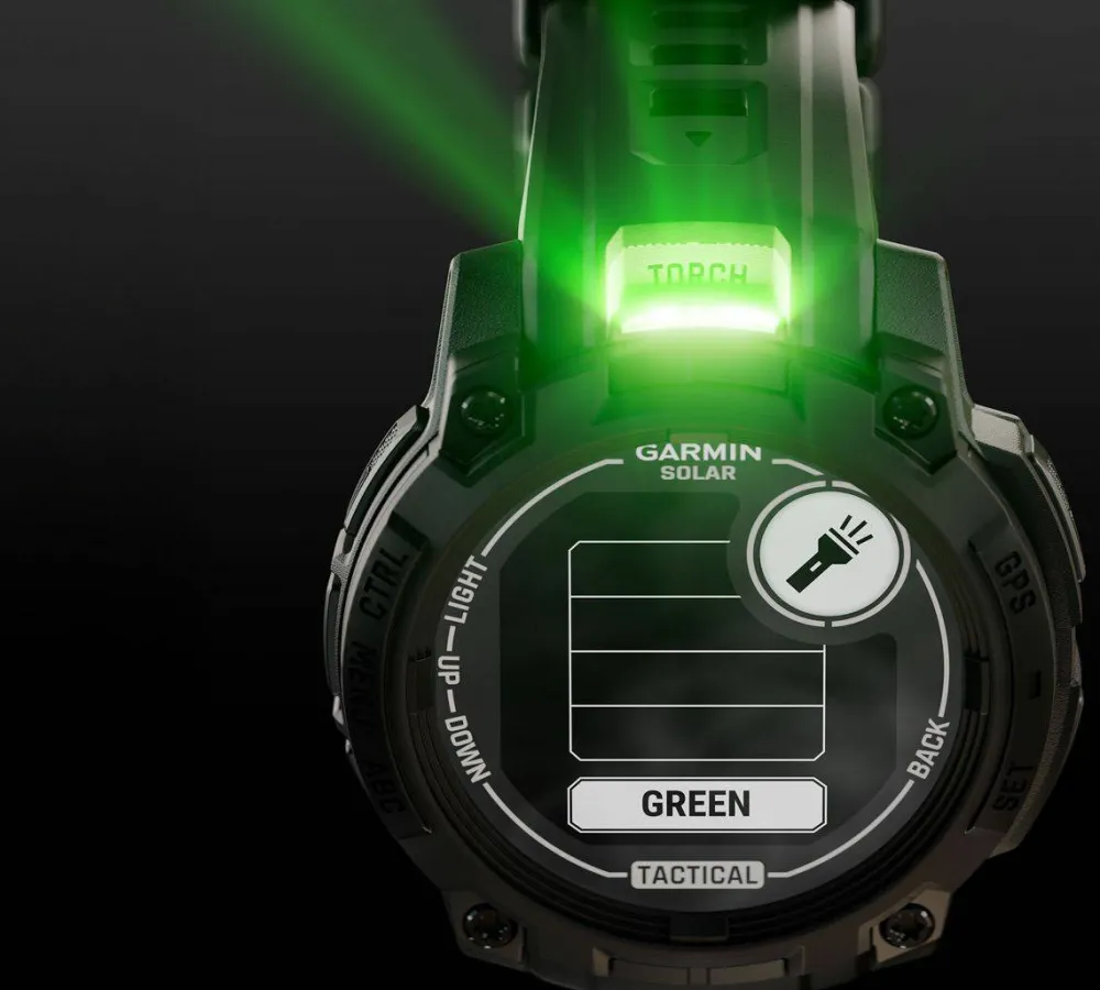 New Instinct® 3 – 50 mm, Solar, Tactical Edition Simning|Cykling