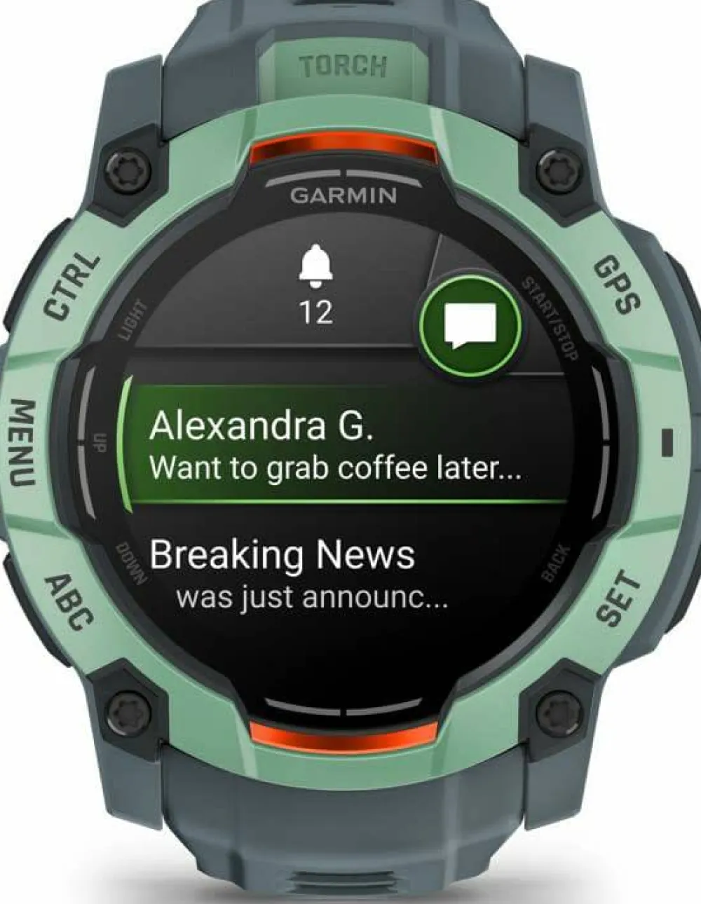 Garmin Instinct 3 AMOLED, 50mm Neotropic Bezel With Twilight Band Discount