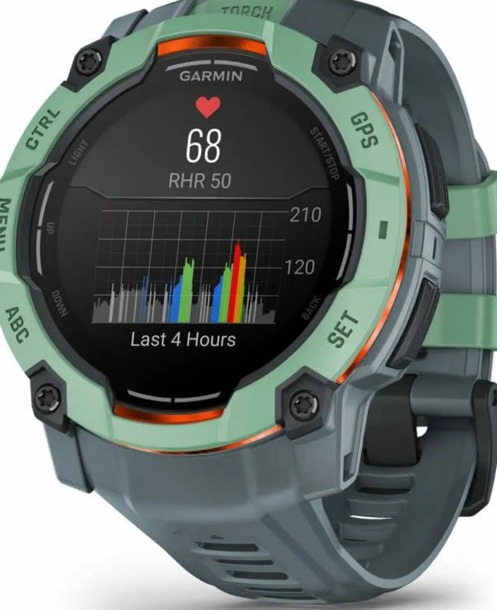 Garmin Instinct 3 AMOLED, 50mm Neotropic Bezel With Twilight Band Discount