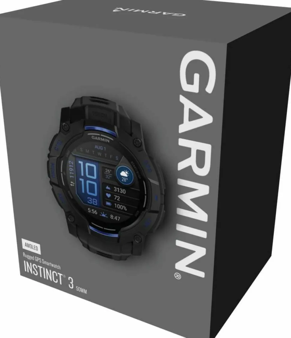 Garmin Instinct 3 AMOLED, 50mm Black