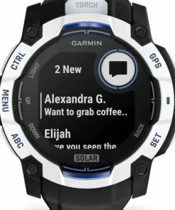 Garmin Instinct 3 Solar, 50 mm Whitestone