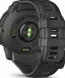 Garmin Instinct 3 Solar, 50 mm Black Bezel With Charcoal Band
