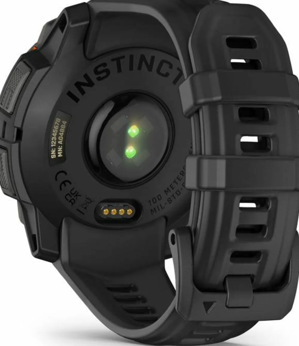 Garmin Instinct 3 Solar, 45mm Black Bezel With Black Band New