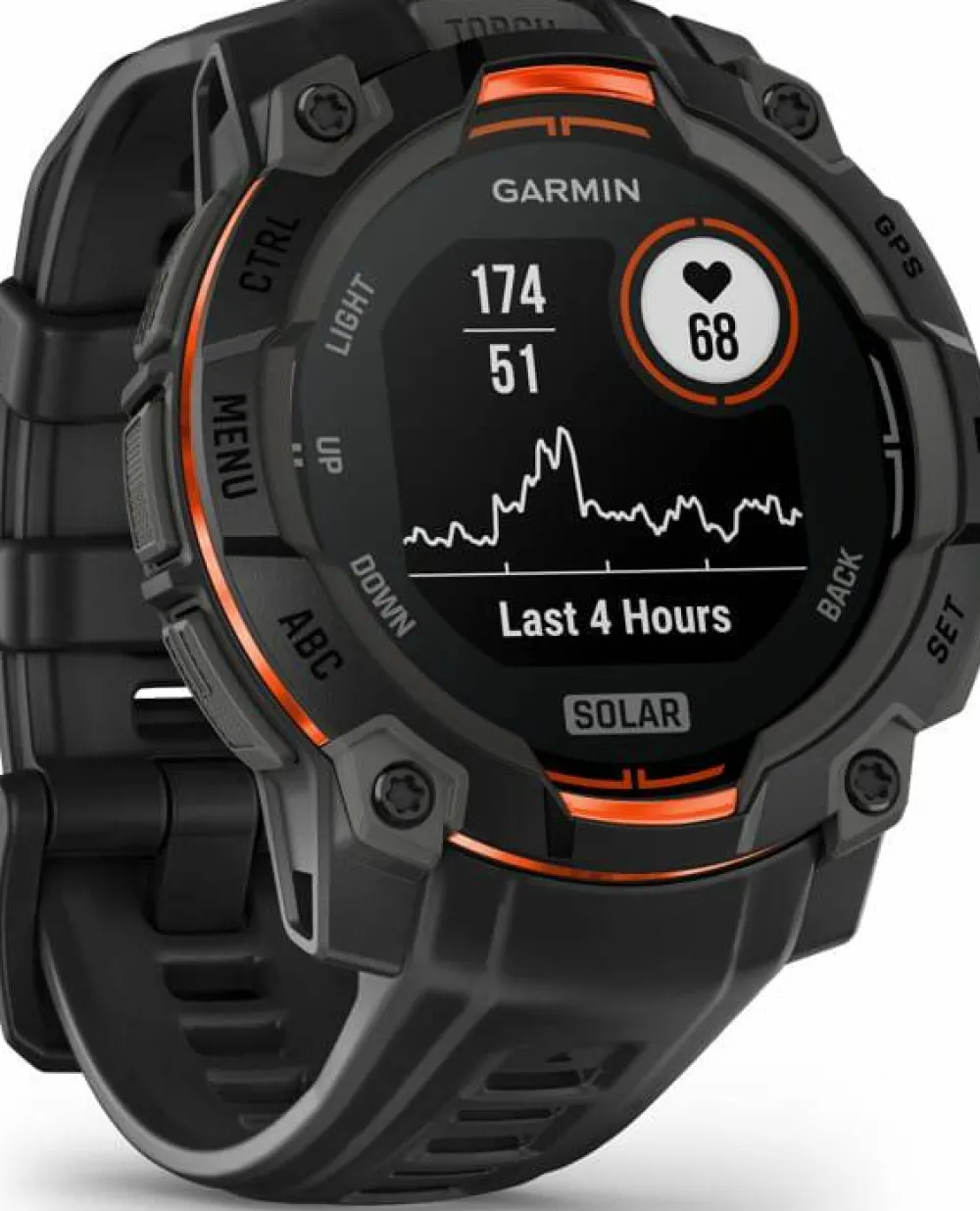 Garmin Instinct 3 Solar, 45mm Black Bezel With Black Band New