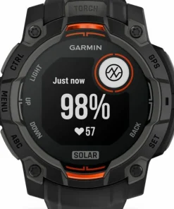 Garmin Instinct 3 Solar, 45mm Black Bezel With Black Band New