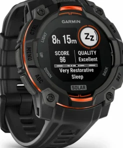Garmin Instinct 3 Solar, 45mm Black Bezel With Black Band New