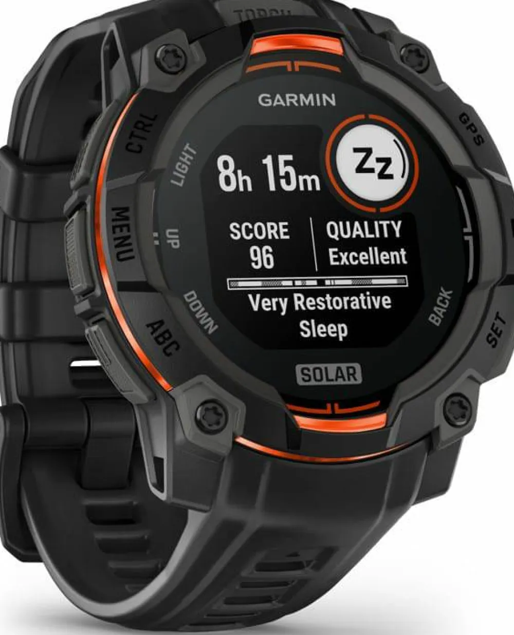 Garmin Instinct 3 Solar, 45mm Black Bezel With Black Band New