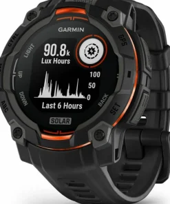 Garmin Instinct 3 Solar, 45mm Black Bezel With Black Band New