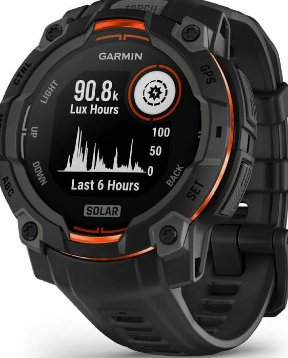 Garmin Instinct 3 Solar, 45mm Black Bezel With Black Band New