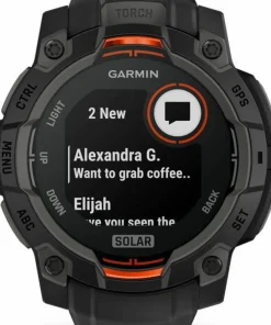 Garmin Instinct 3 Solar, 45mm Black Bezel With Black Band New