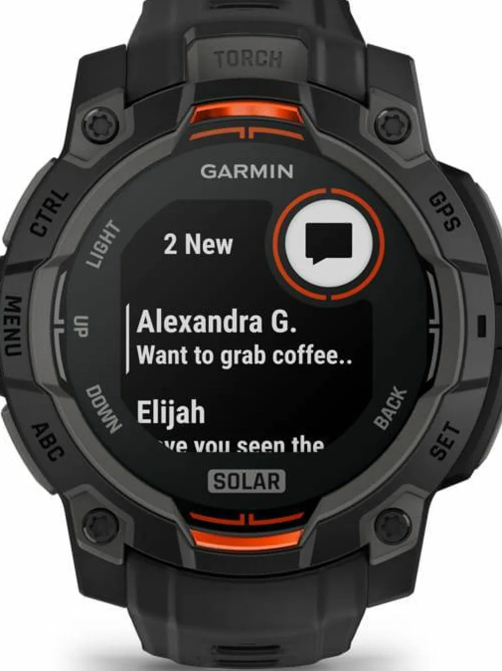 Garmin Instinct 3 Solar, 45mm Black Bezel With Black Band New