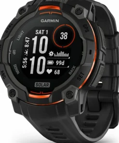 Garmin Instinct 3 Solar, 45mm Black Bezel With Black Band New