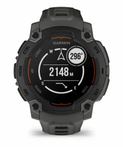Garmin Instinct E, 45 Mm Black Bezel With Charcoal Band