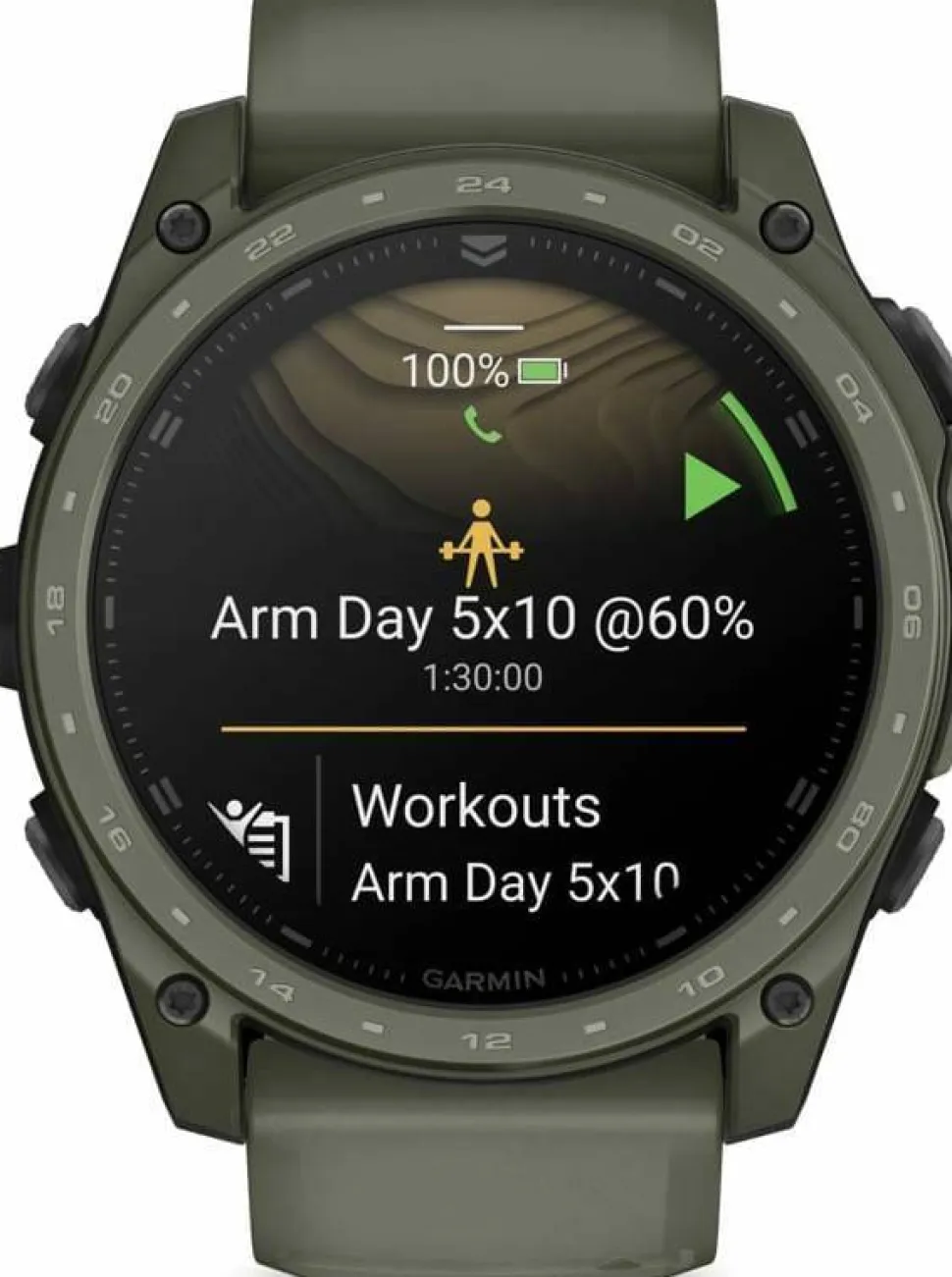 Garmin Tactix 8 Cerakote Dark Green