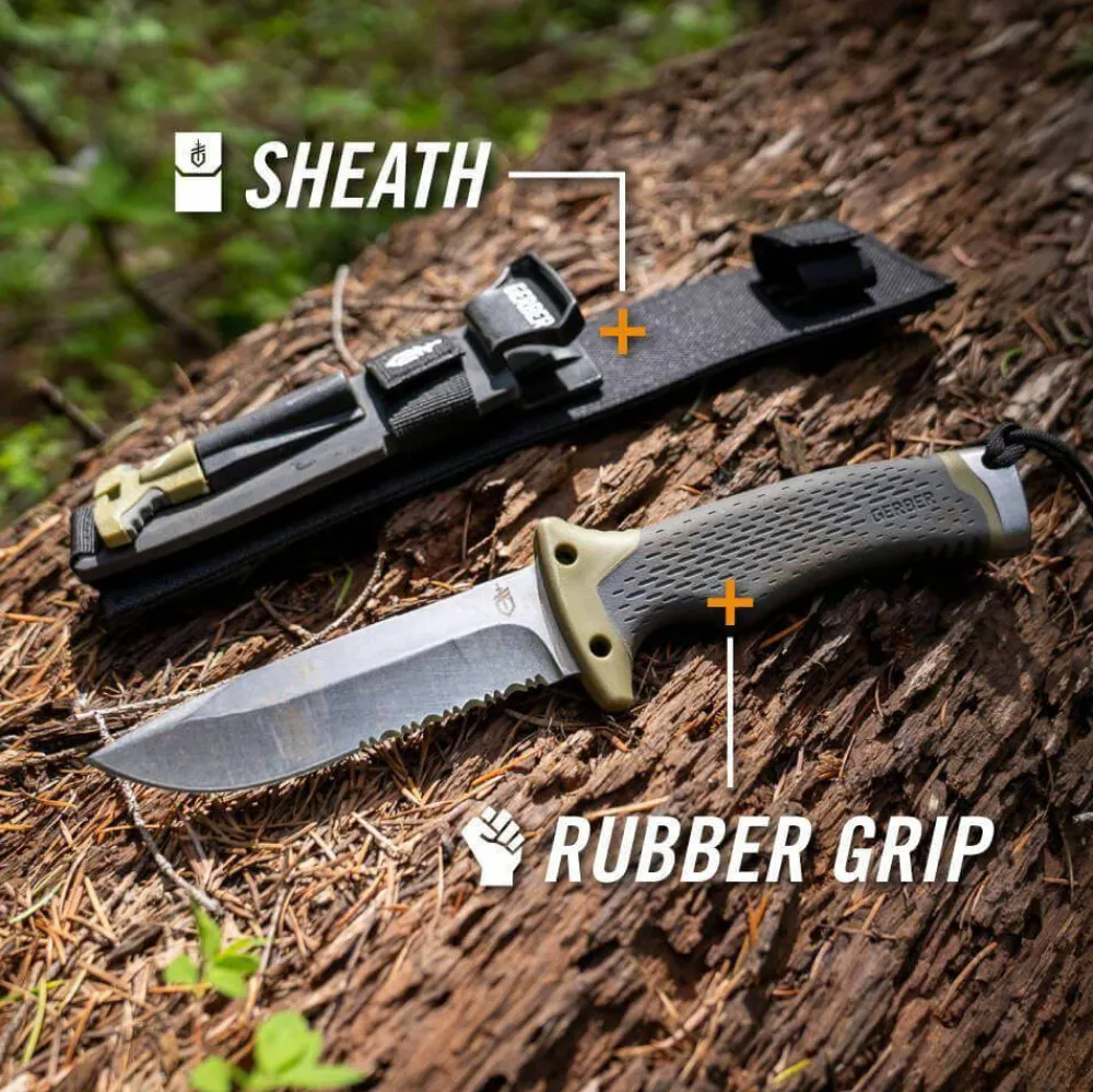 Gerber Ultimate Survival Knife Grey/Green Online