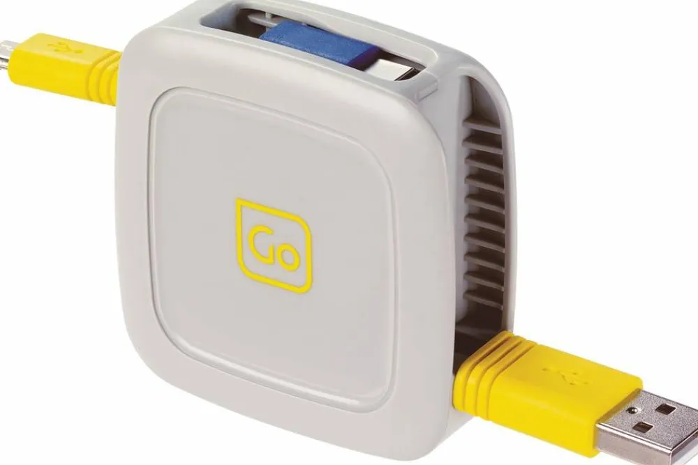 Go Travel 3 In 1 Retractable Connector Cable (1 m) White Sale