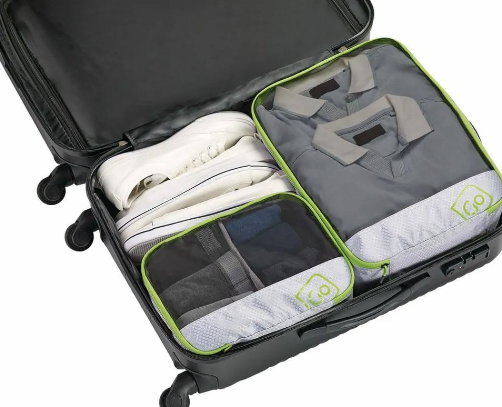 Go Travel Deeper Packing Cubes Green Clearance