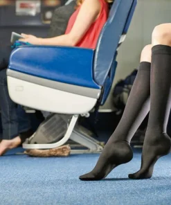 Go Travel Flight Socks Black