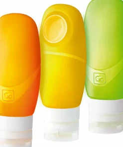 Go Travel Trio Squeezy Bottles (100 ml) Multi Colour