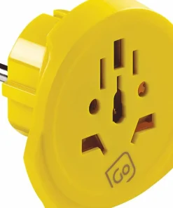 Hot Worldwide Adaptor + Twin USB-A Elektronik